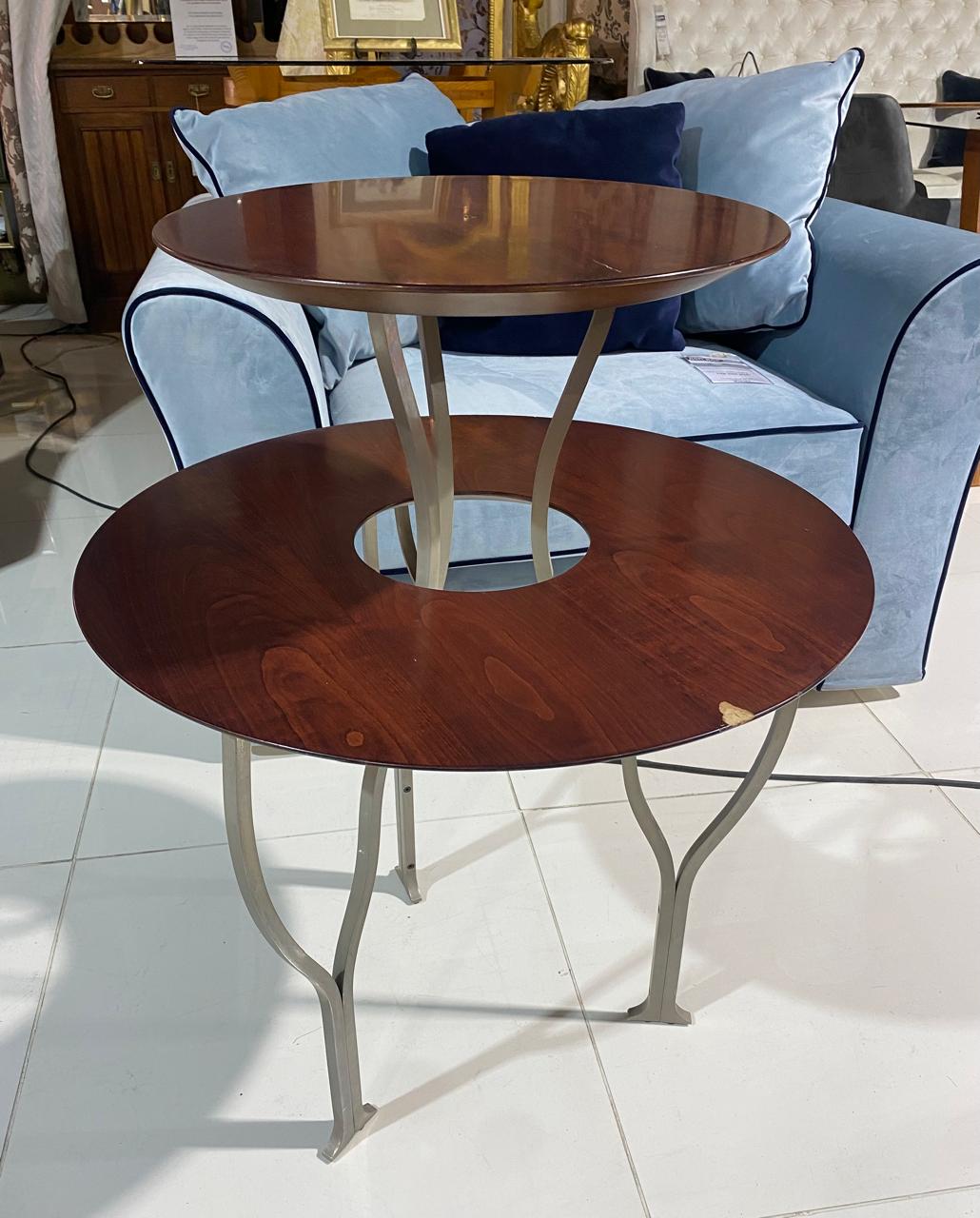 Дизайнерский двухъярусный столик