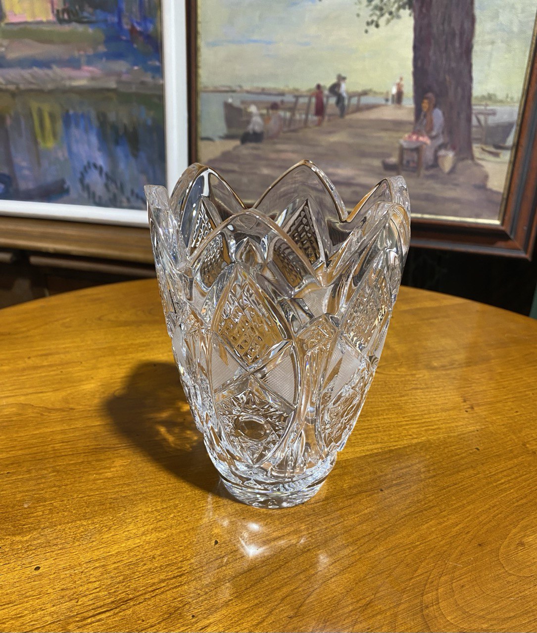 Хрустальная ваза 
