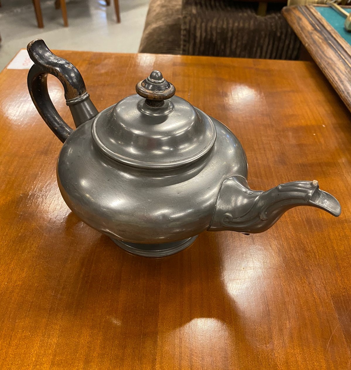 Антикварный заварочный чайник, James Dixon & Sons Sheffield, Англия.