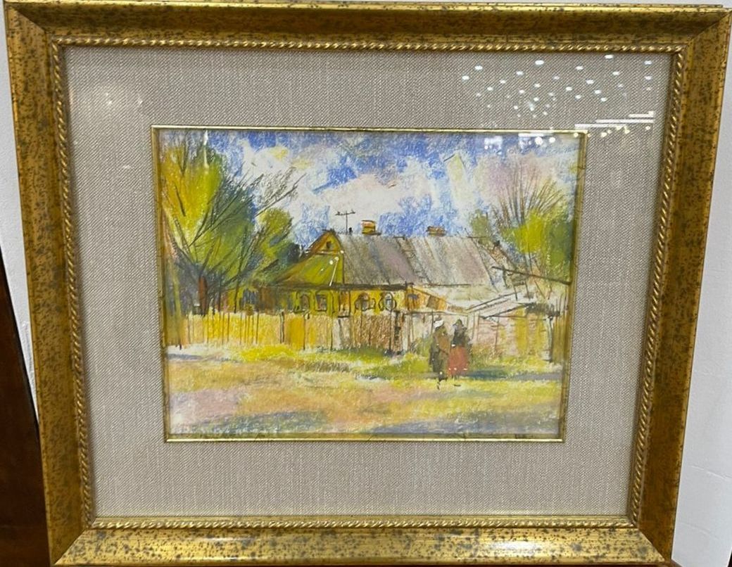 Картина , бумага/пастель, 26,5х18,5, Новиков Б. В.