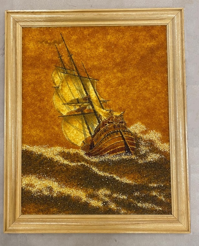 Картина из янтаря 